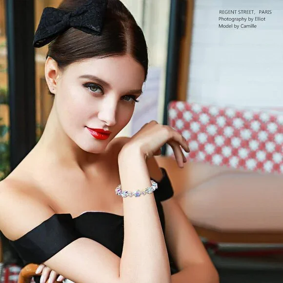 Women's Multicolor Little Romance  Sterling Silver Bracelets for Northern Lights - Picture 4 of 6